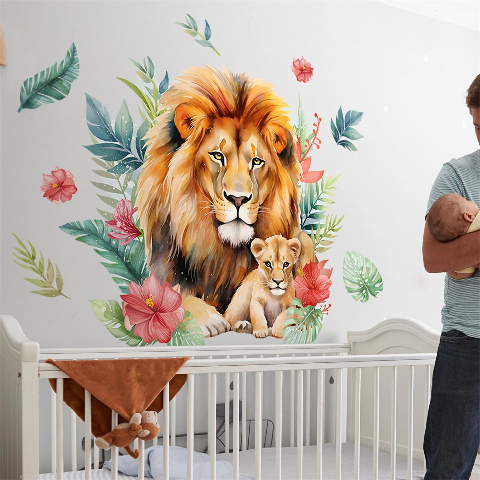 Cartoons Wall Decor Décor Decals, Stickers & Vinyl Art Animal Name U|custom Baby Name Animal Wall Stickers - Removable Pvc Decals For Nursery & Kids Room Wall Decals, Stickers & Vinyl Art - Foto 8