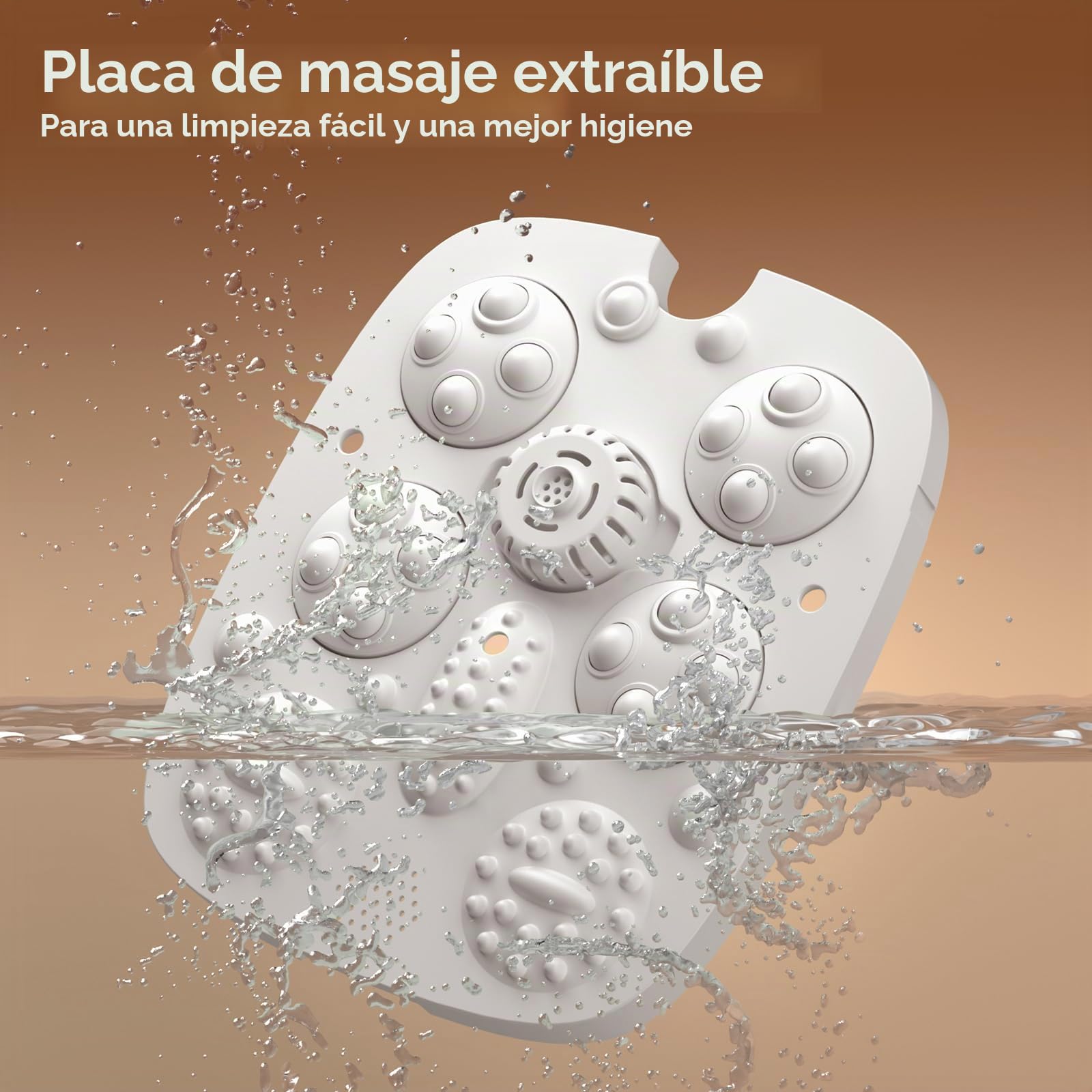 ALLJOY Pediluvio Masajeador de Pies, Masaje de Pies con Rodillo Masajeador Automático, Hidromasaje Plegable para Pies para Aliviar el Dolor, 24 Temperaturas, Piedra Pómez, 6 Temporizadores, Luz Roja