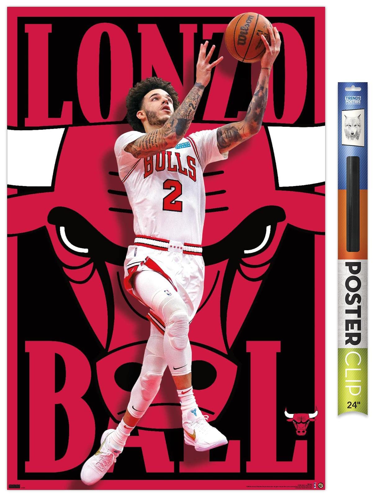 Amazon.co.jp: Trends International NBA シカゴ・ブルズ - ロンゾ 