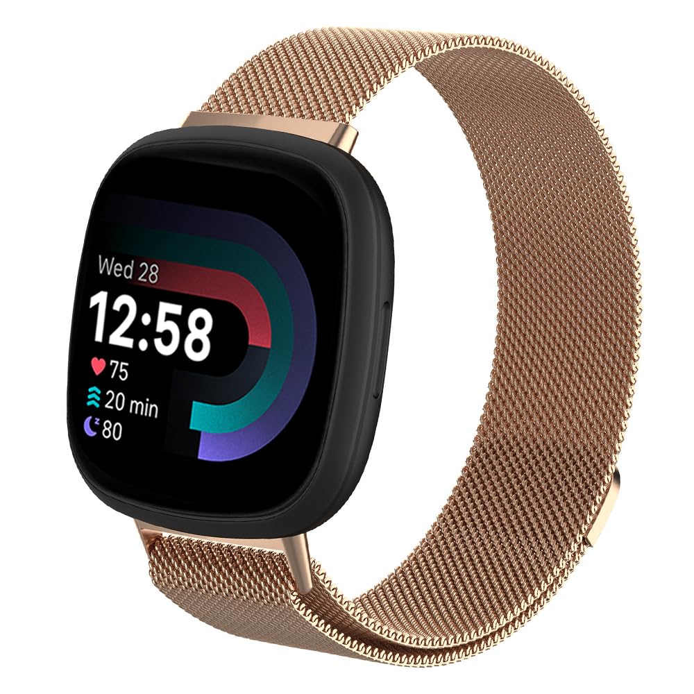 Moydolo Compatible with Fitbit Versa 3 Versa 4 Bands Women Men