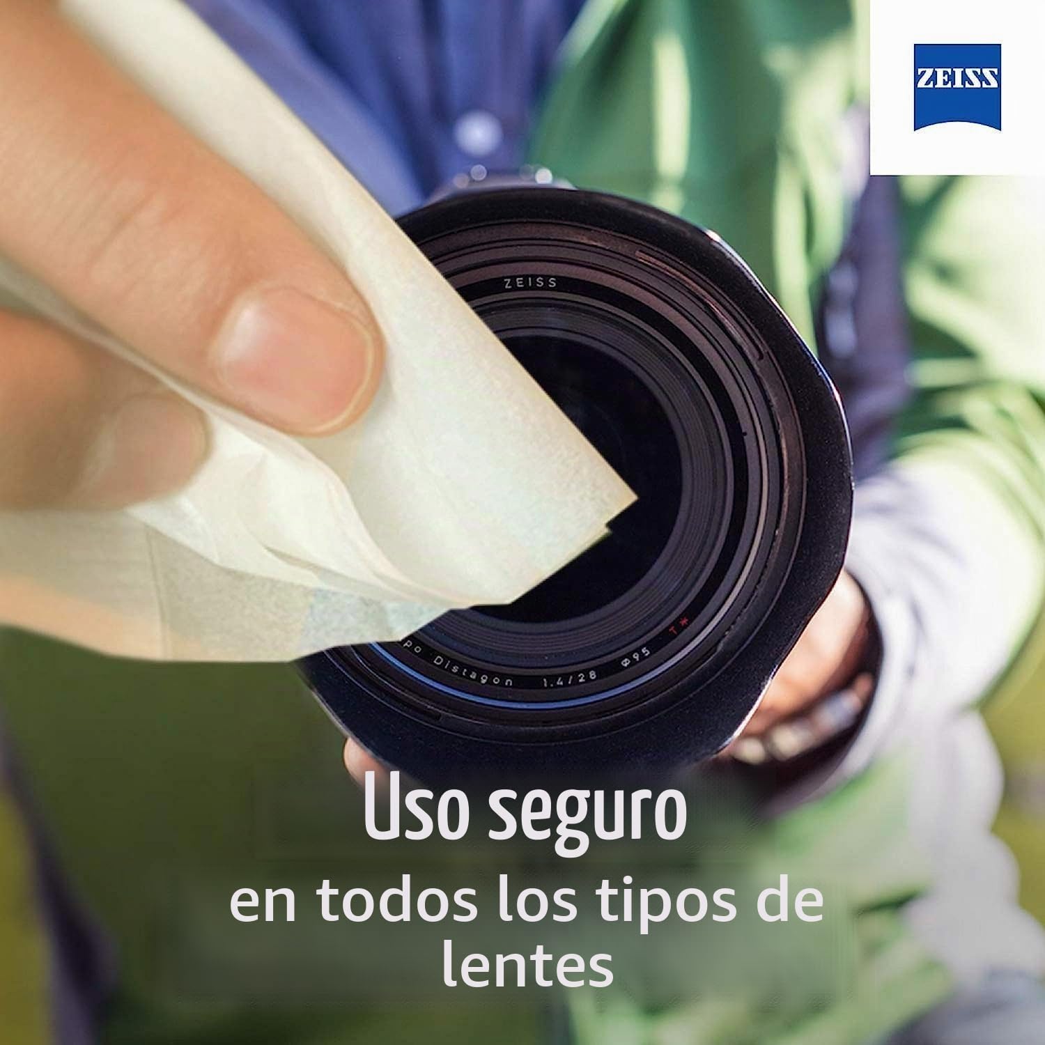 Zeiss - Toallitas para lentes, paquete de 200