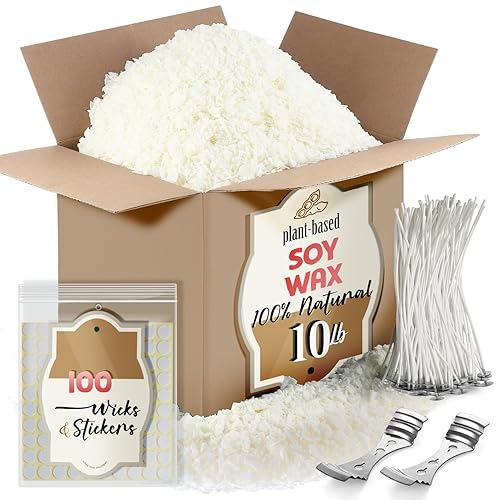 Etienne Alair Organic Soy Candle Wax for Candle Making, 10