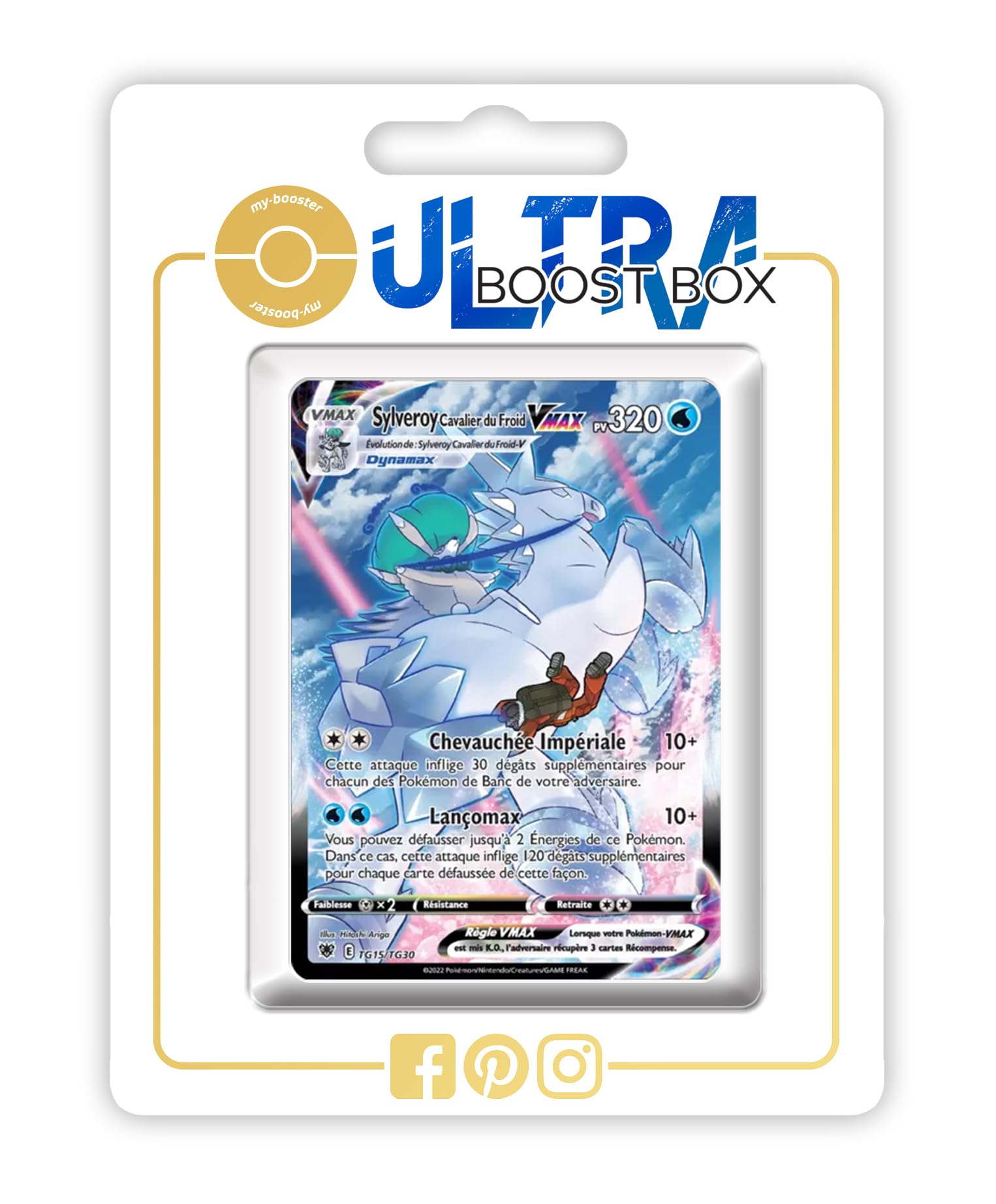 Sylveroy Cavalier du Froid VMAX (Ice Rider Calyrex VMAX) UB-TG15/GG30 Alternative Shiny Pokémon Gallery - Image 2