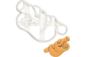 Adorable Sloth on Tree Cookie Cutter Set for Fun and Creative Baking