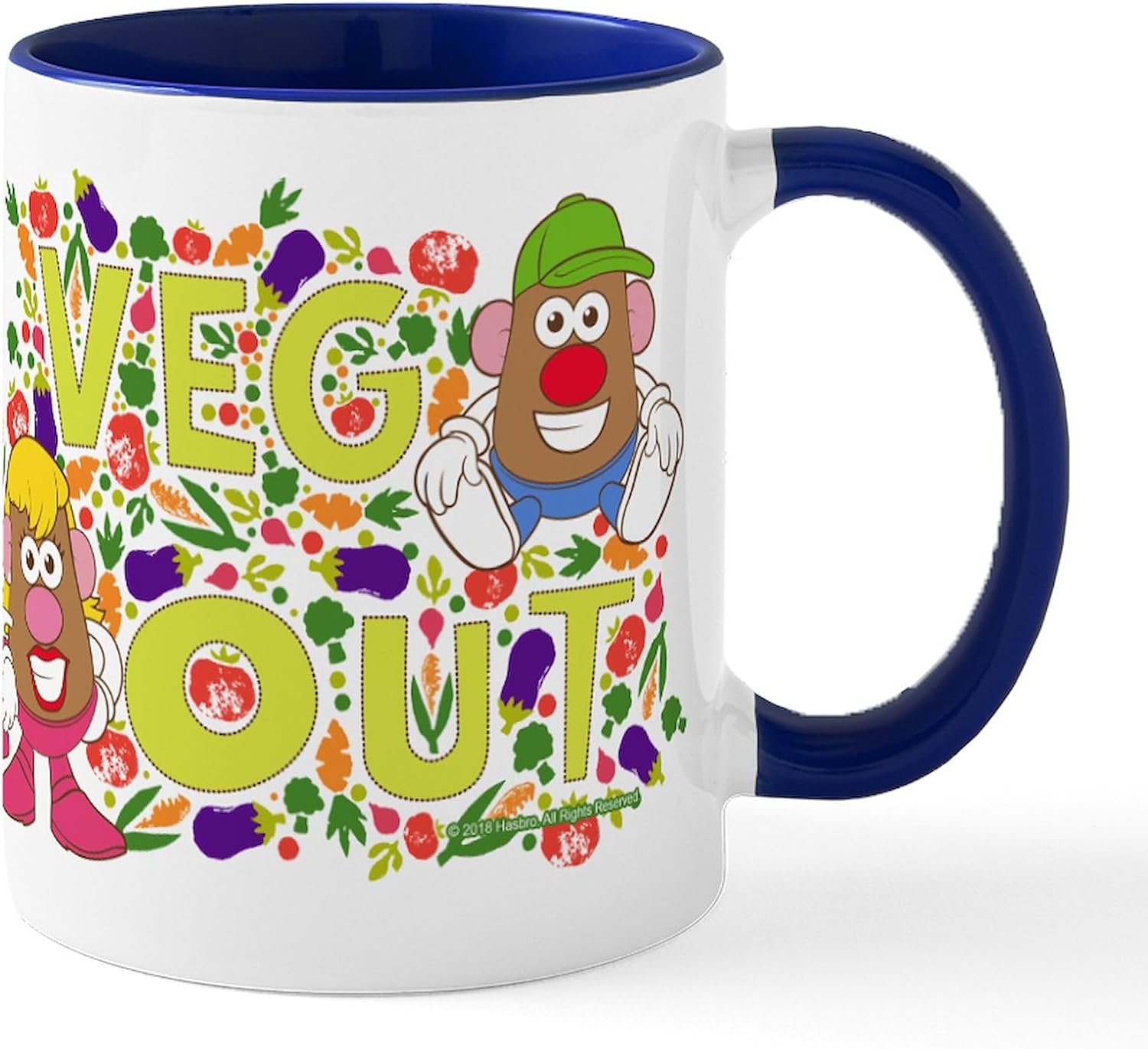 CafePress Mr. Potato Head Veg Out 11 Oz Ceramic Mug 11 oz (325 ml) Ceramic Coffee Mug