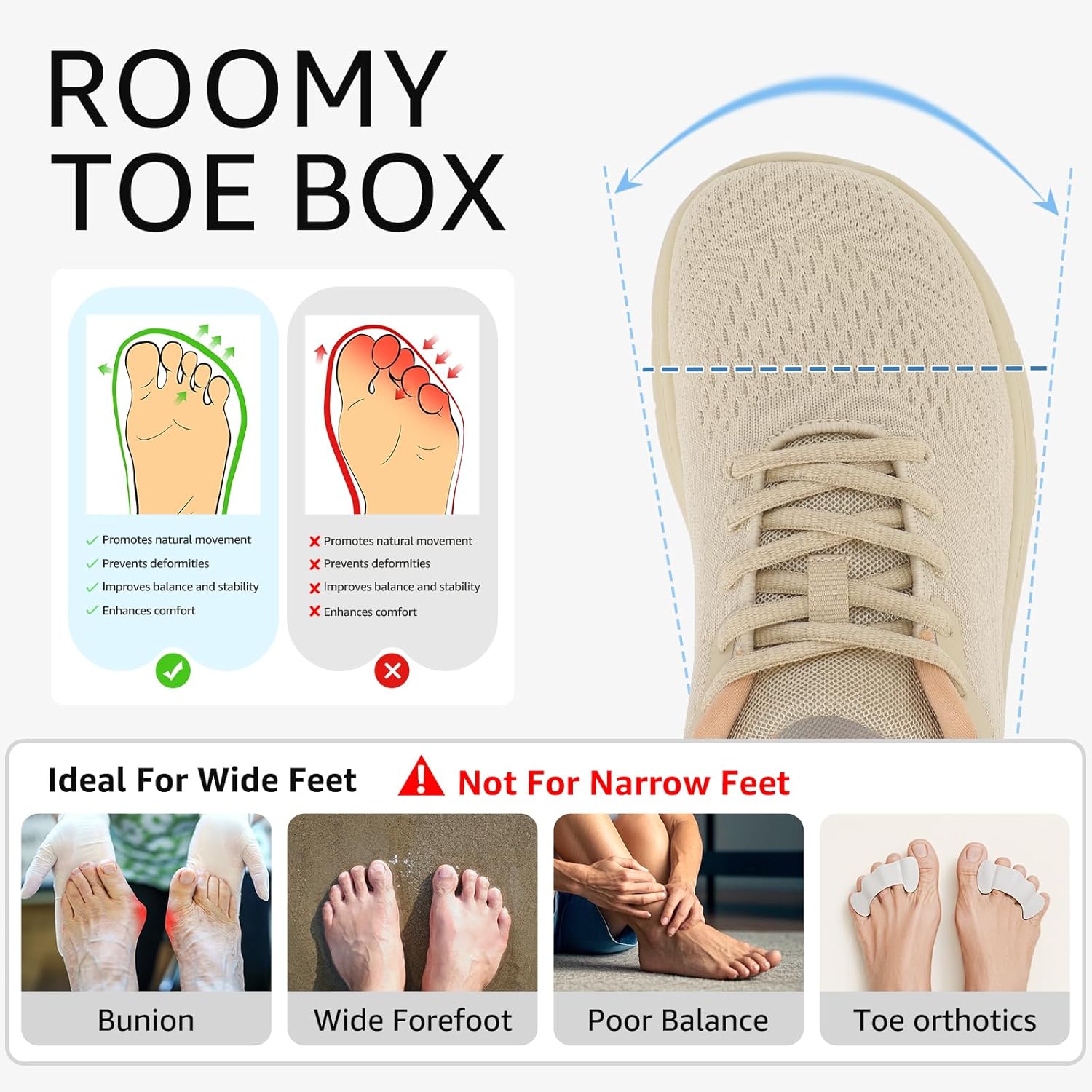 Walking Shoes Women Orthopedic Lace-up Sneakers Arch Support Breathable Tennis Running Shoe for Plantar Fasciitis Bunions