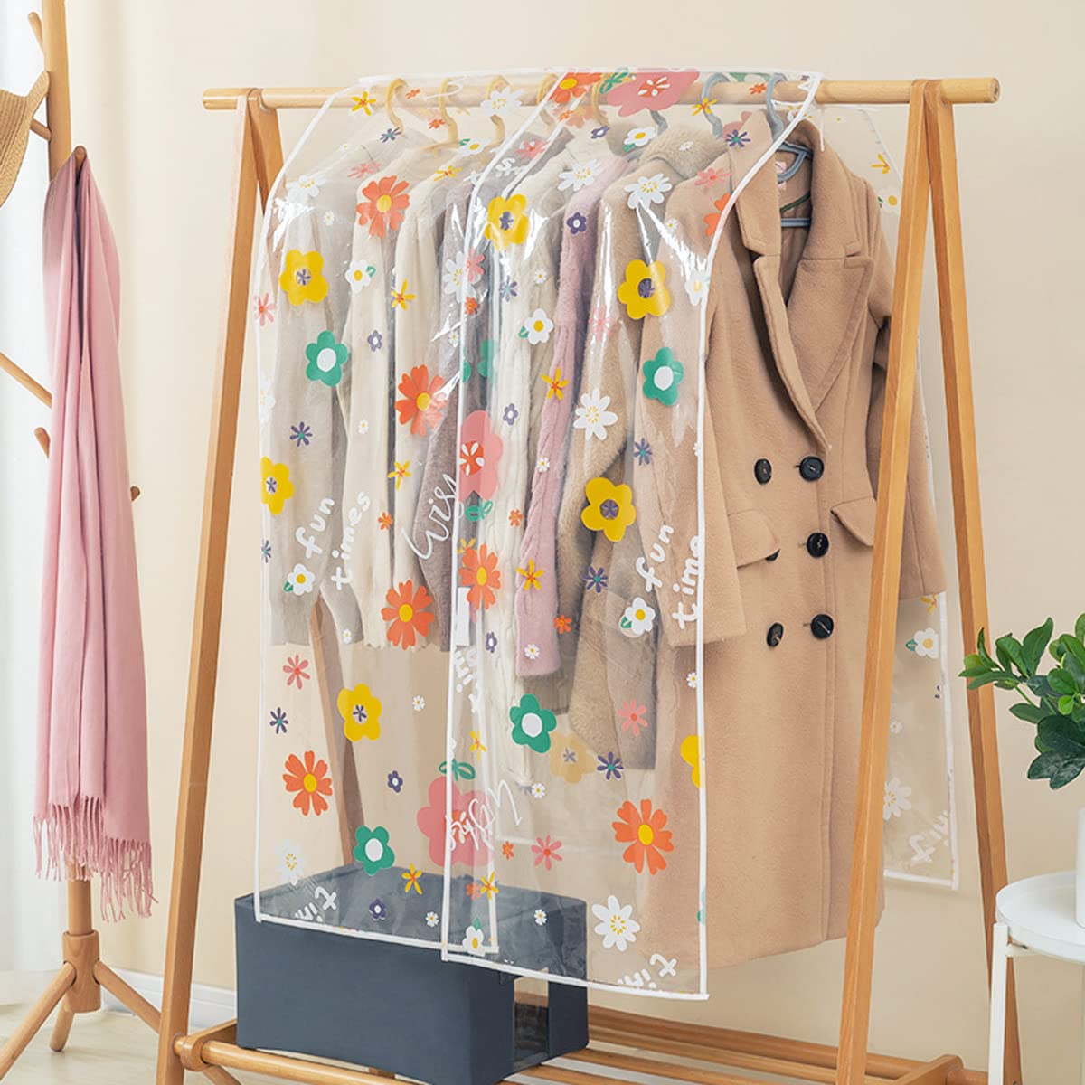 Amazon｜衣類カバー ハンガーラック カバー 幅40/60/80cm 高さ120cm