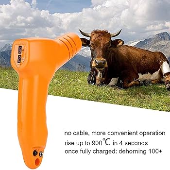 Amazon.co.jp: 牛用電気除角器、LCD番号表示と充電式大容量