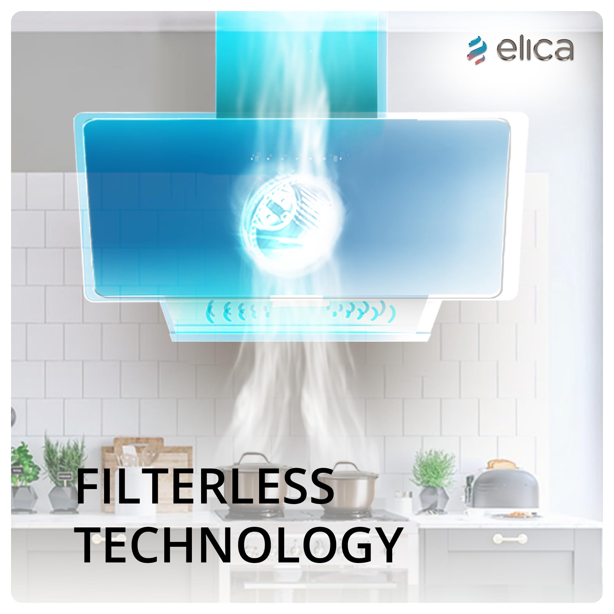 Elica KITTY Chimney - Powerful & Easy Clean -4