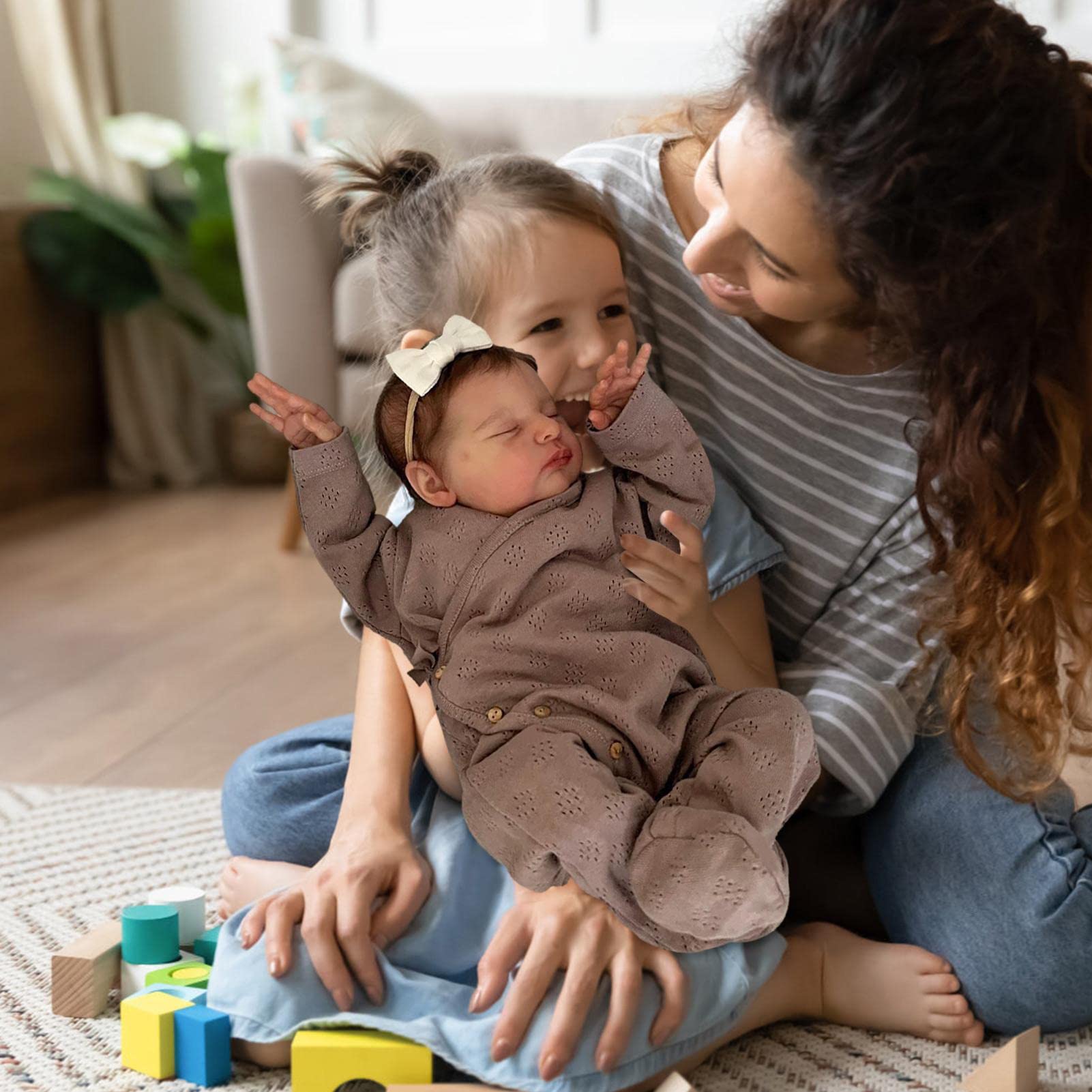 Amazon.co.jp: リボーンドール - 19 インチ寝ている現実的な