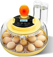 Vista 12 de VEVOR Incubadora de 48 huevos, incubadora automática con volteador de huevos y vela LED, pantalla de temperatura y control automático de humedad