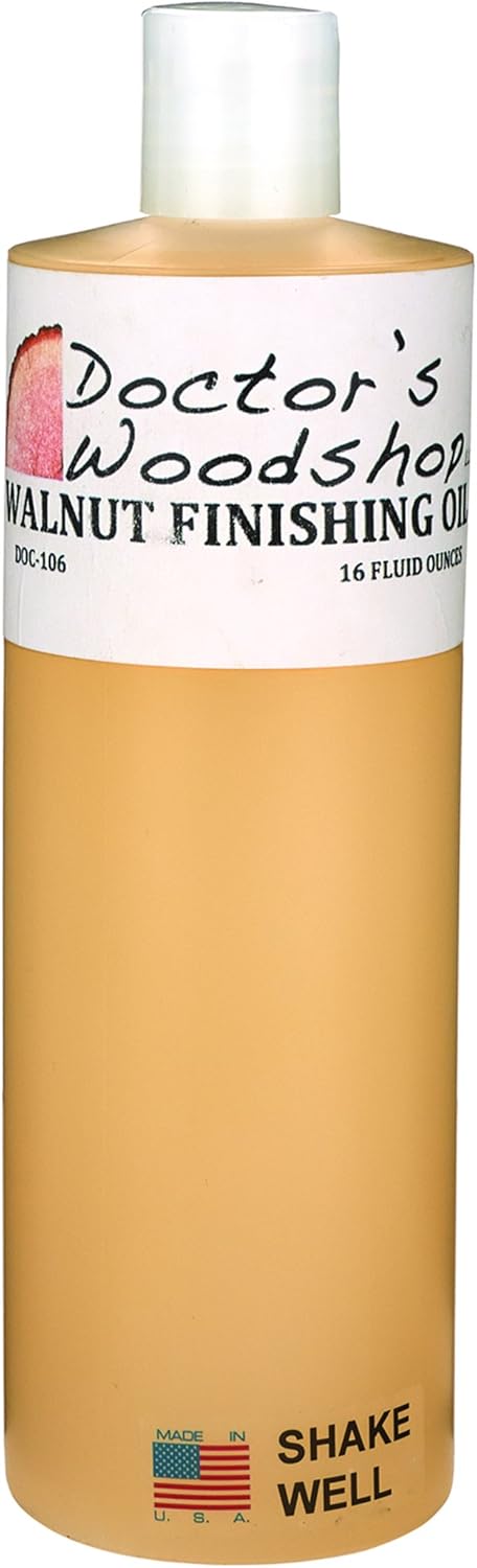 Doctor's Woodshop Walnut Finishing Oil, 16 Oz.