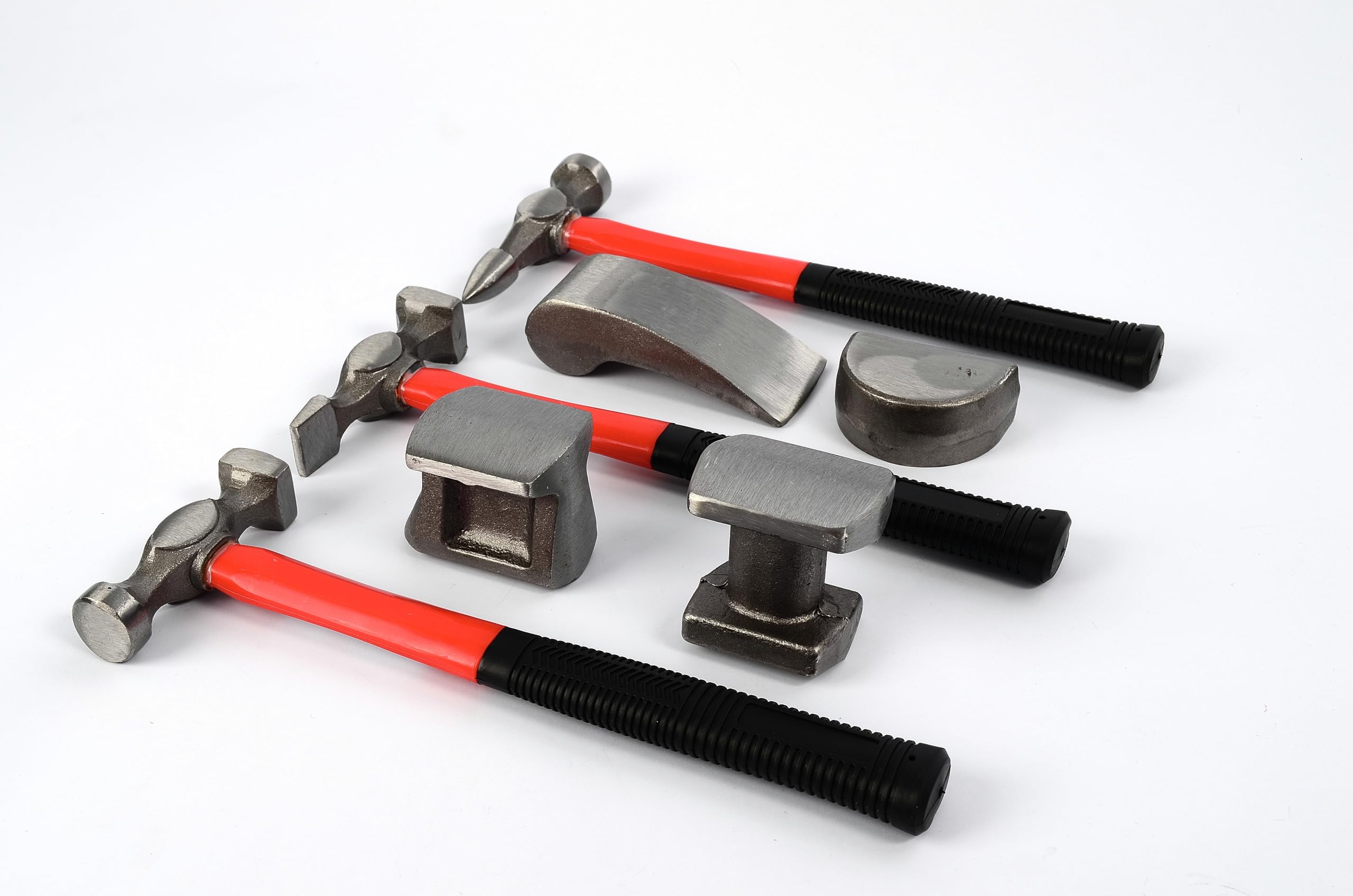 Hilka Tools 12750007 Pro Craft Panel Beating Kit, Plata, Juego de 7 piezas