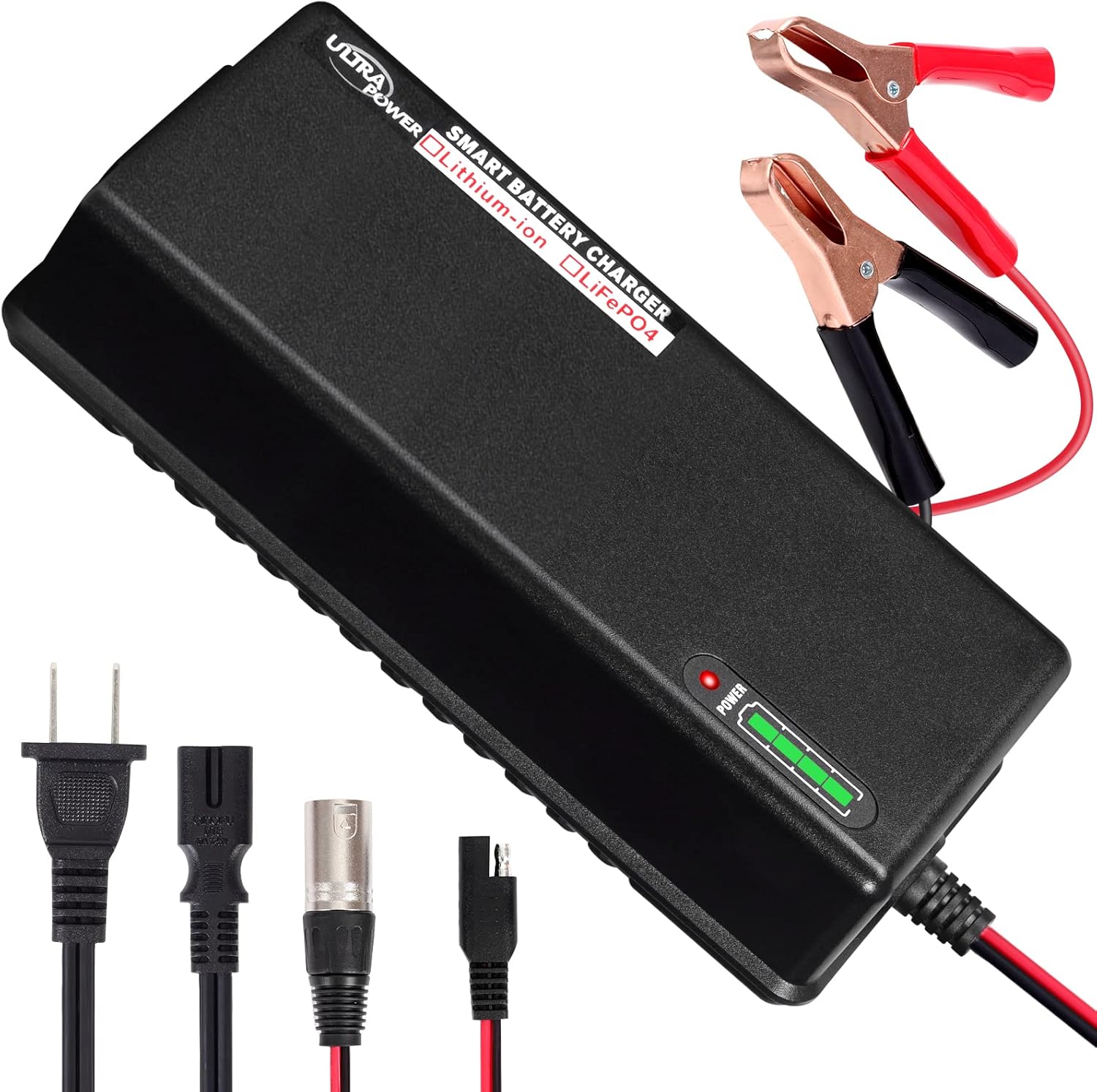 ULTRAPOWER 10Amp High Power Smart Battery Charger,12.8V14