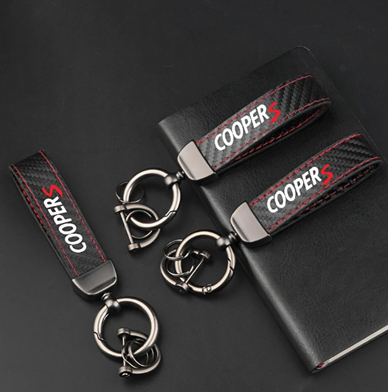 Mini John Cooper Works Cordon pour porte-clés Design Alcantara JCW pour F54 F55 F56 F57 F60