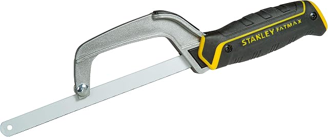 Stanley 0-15-211 Junior Mini-Hacksaw, Black/Silver, 254 mm