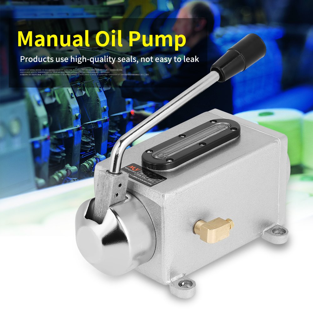 Pompa di lubrificazione manuale lubrificazione Y-8 doppio foro di uscita Base in nylon 4 mm