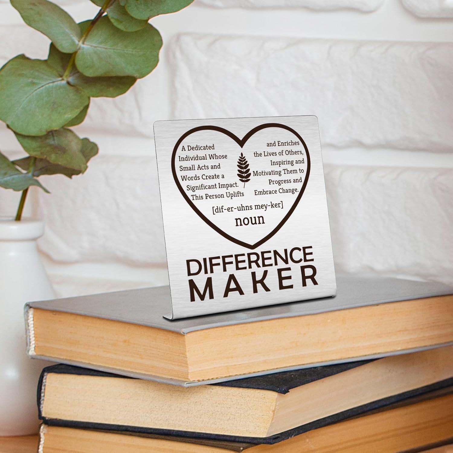 Thank You Gifts Inspirational Decor Sign for Women Men Birthday Appreciation Gifts for Coworker Nurse Teacher Leader Colleague Family Friends Decorative Plaque Retirement Farewell Positive Gift image 5