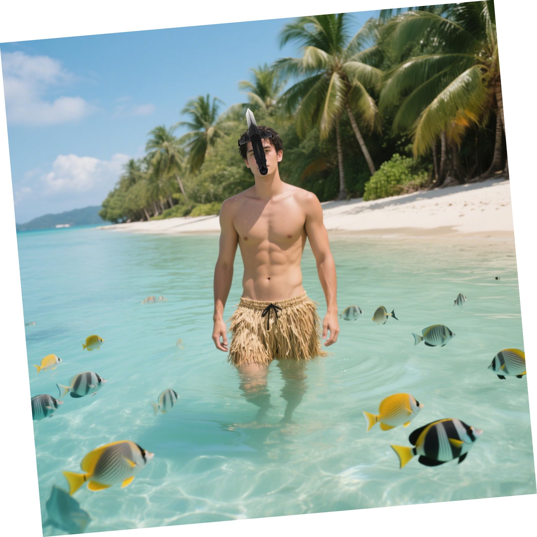 Snorkel de Buceo Boquilla de Silicona, Diseño Semiseco, Diadema Ajustable para Adultos y Principiantes en Piscinas y Aguas Abiertas