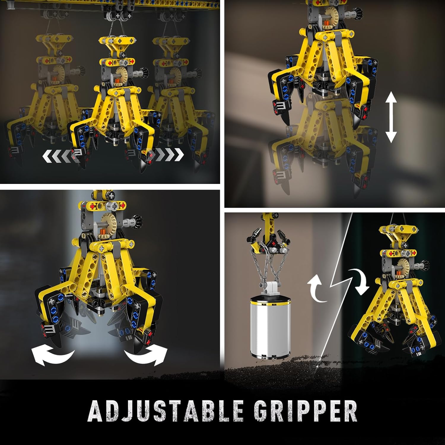 Mould King MOC Crawler Crane Advanced Building Kit for Adults, MOC Mobile Crane Heavy-Duty Truck Sets to Build, APP Control Large Engineering Vehicles, Construction Model Toy for Youth (1731 PCS)