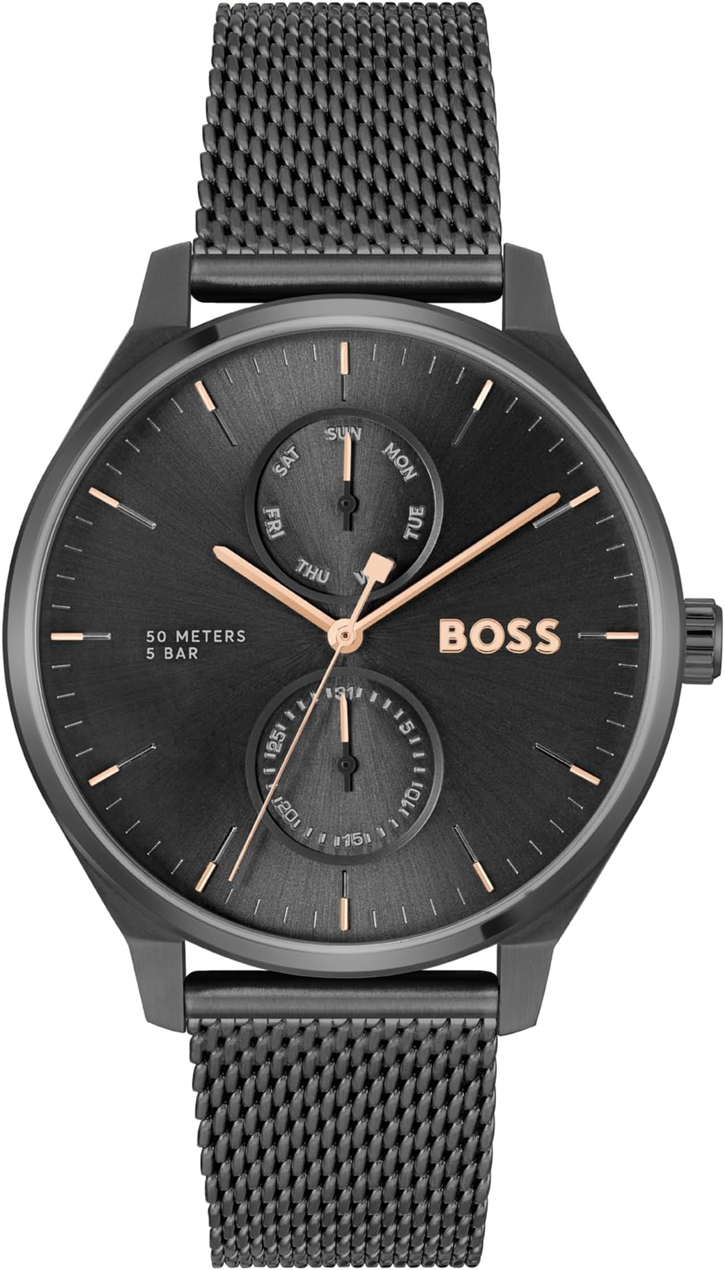 Boss Multi Dial Quartz Watch for Men Collection Tyler with Stainless Steel Strap