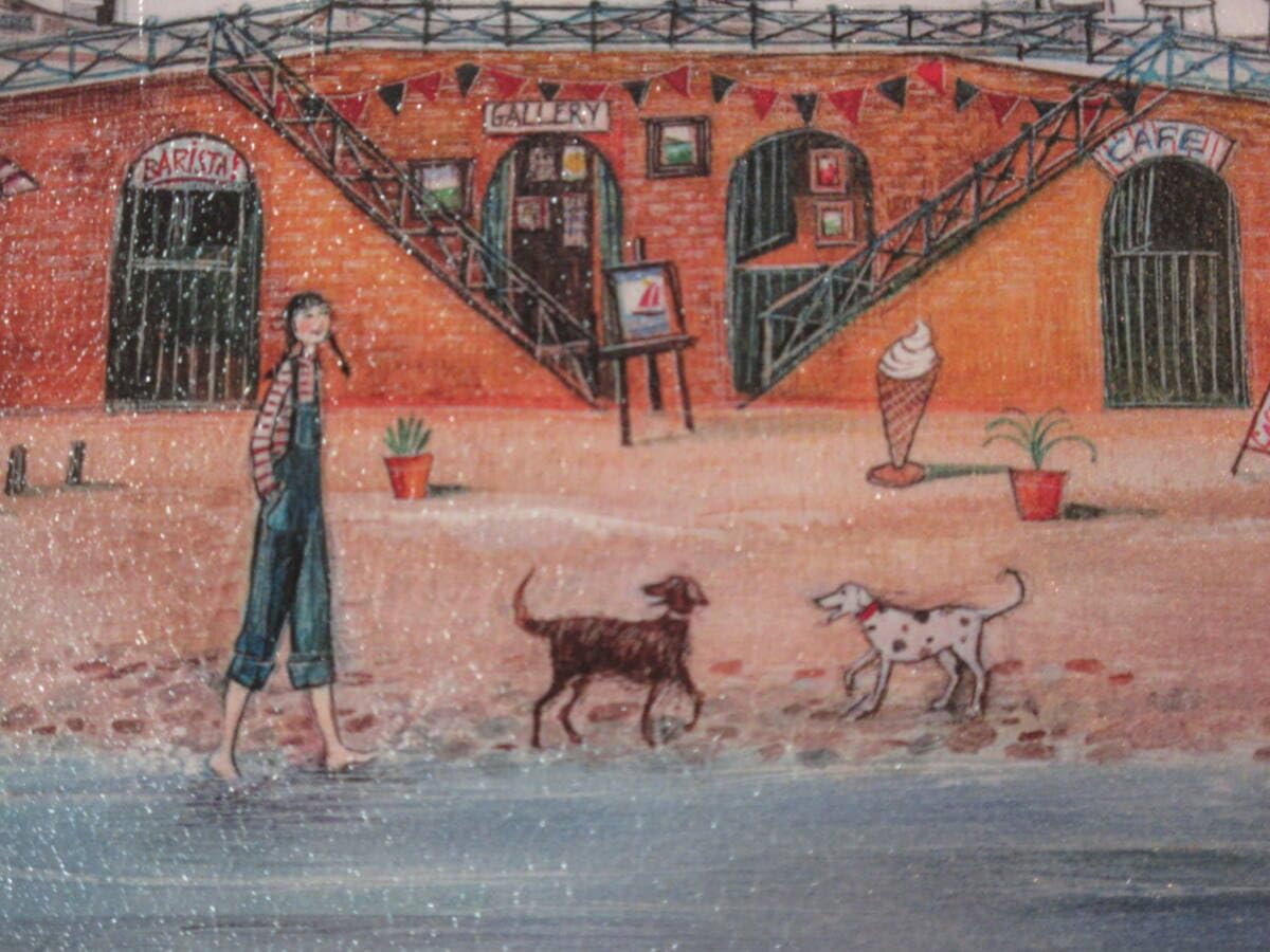 Amazon.co.jp: 絵 絵画 癒し 軽量イギリス女性作家 ジョーラム ミニ