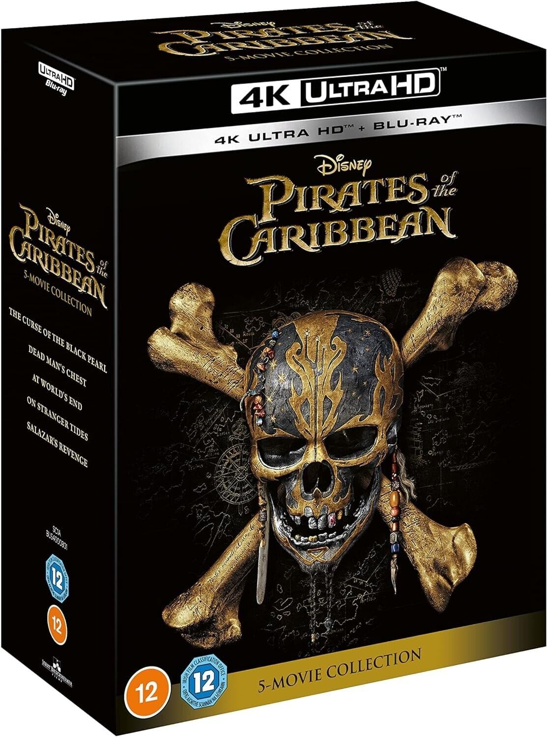 Pirates of the Caribbean: 5-movie Collection [ 4K Ultra HD + Blu-Ray]