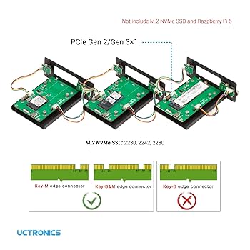 Raspberry Pi 5 16GB ファン + SSDマウント付属 SupTronics Launches a Range of Raspberry Pi 5 NVMe Storage