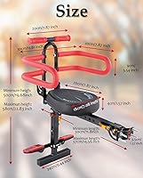 Vista 2 de Child Seat for Electric Scooter with seat, Kid Seat Suitable for Electric Bicycle/Hybrid Cruiser Bicycles and City Bicycles, Suitable for Children