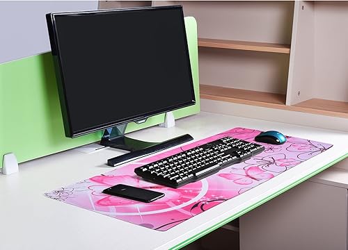 Vista 6 de iKammo - Tapete para mouse para videojuegos, tapete de escritorio extendida, base de hule antideslizante con bordes cosidos. xxL 009-XXL