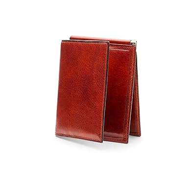 Bosca Old Leather Collection Money Clip w/ Pocket Men