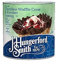 Vista 1 de J Hungerford Smith - Cono de gofres de chocolate y revestimiento Enrober, lata de 123 onzas, paquete de 3
