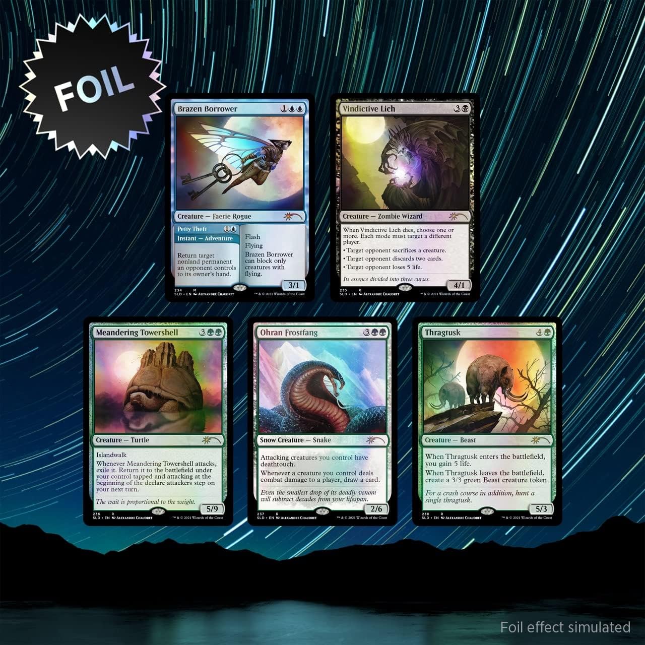 Magic TCG The Gathering Secret Lair Premium Foil: MTG Math is for Blockers