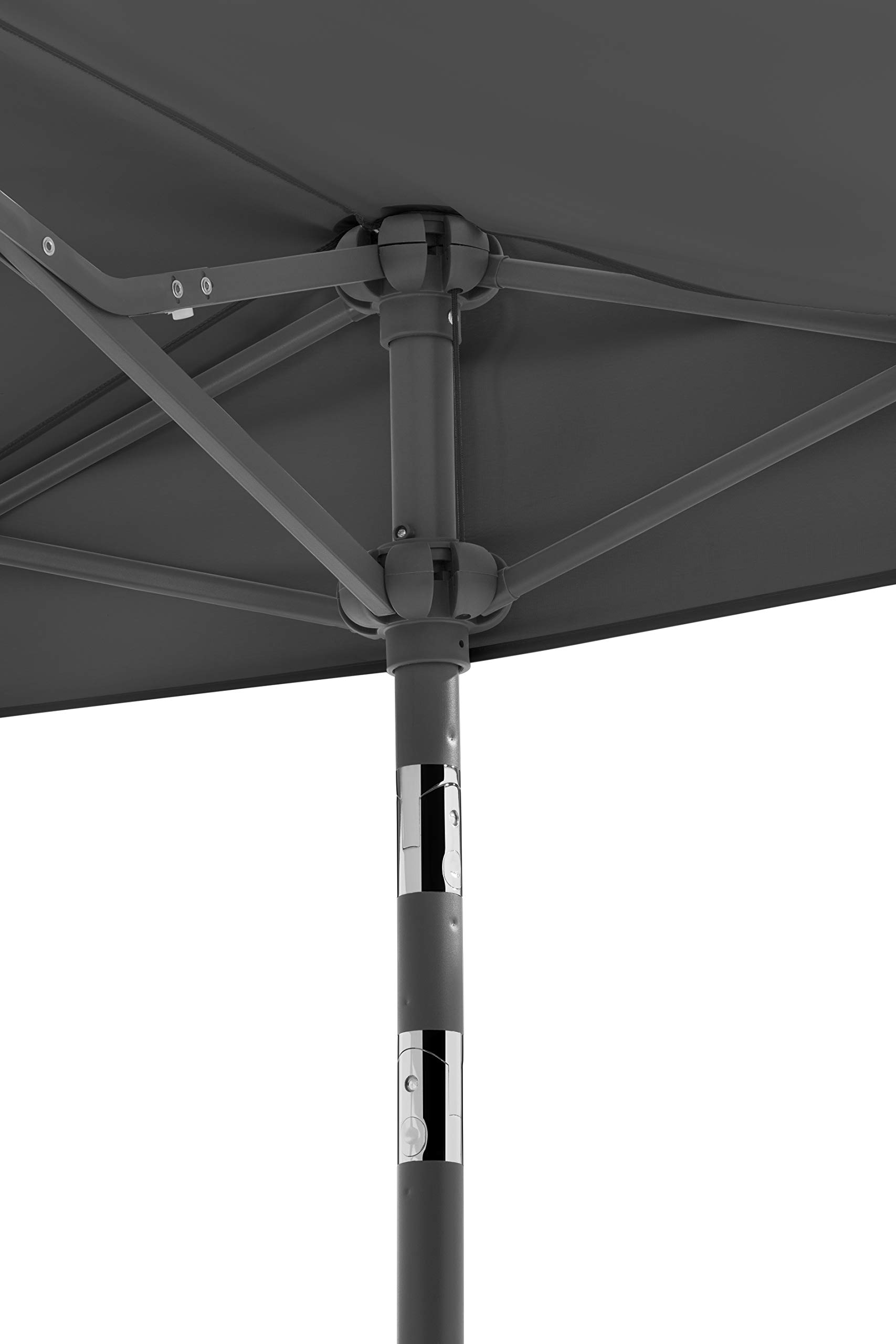 Schneider Salerno mezza parasol przeciwsłoneczny, 150 x 150 cm, prostokątny, stelaż ze stali, obicie poliester, 6 kg