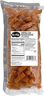 Darrell Lea Bulk Australian Licorice, Non-GMO, No Palm Oil, No High Fructose Corn Syrup, Soft & Chewy Licorice Candy, Made in Australia (1.925 Pound Bulk Bag, Mango)