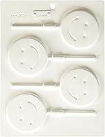 Vista 1 de LorAnn Oils 5480 Smiley Face 4 Cavity 1 Design Lollipop Sheet Mold