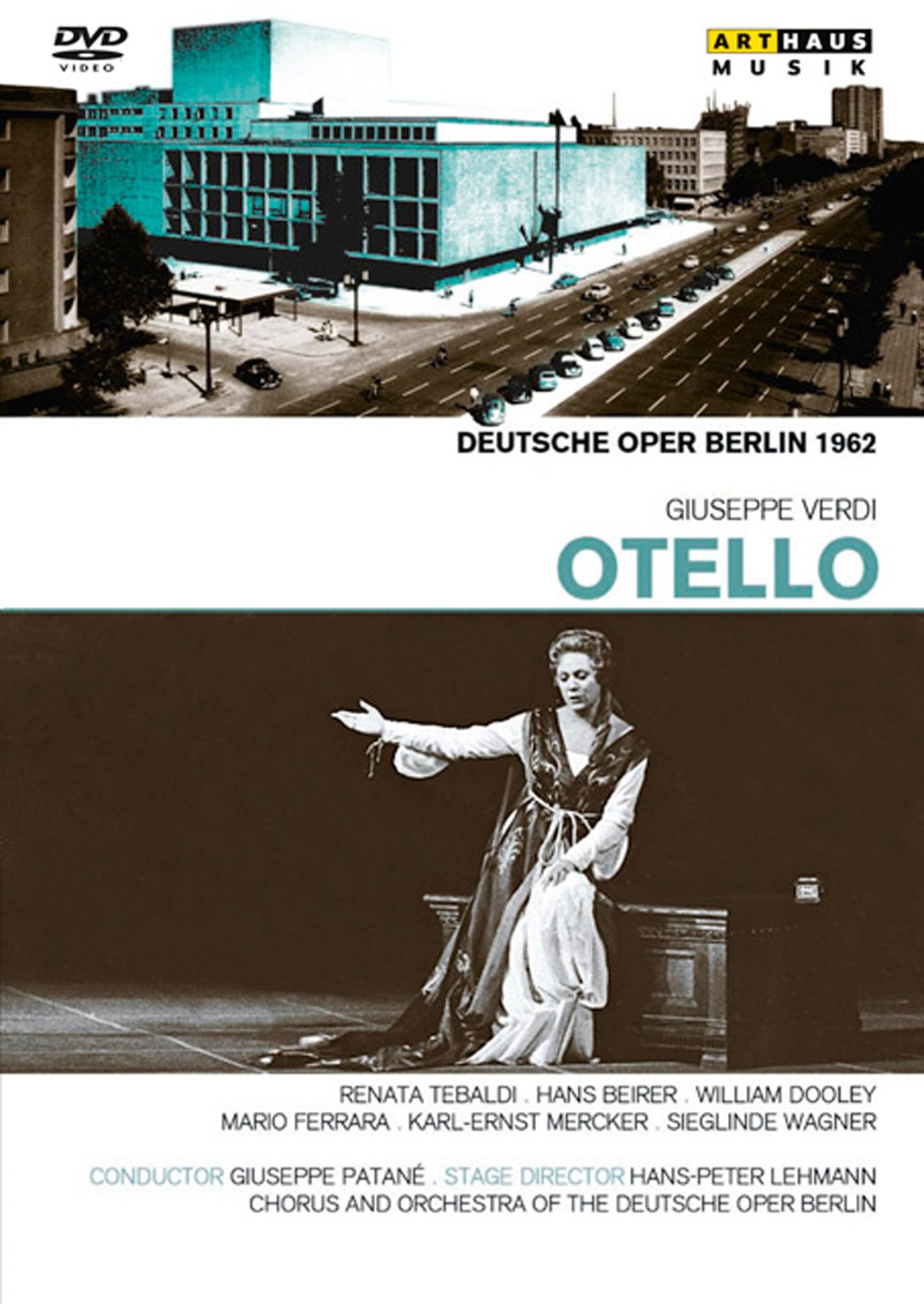 DVD de Verdi Otello edicion Reino Unido para amantes de la opera clasica