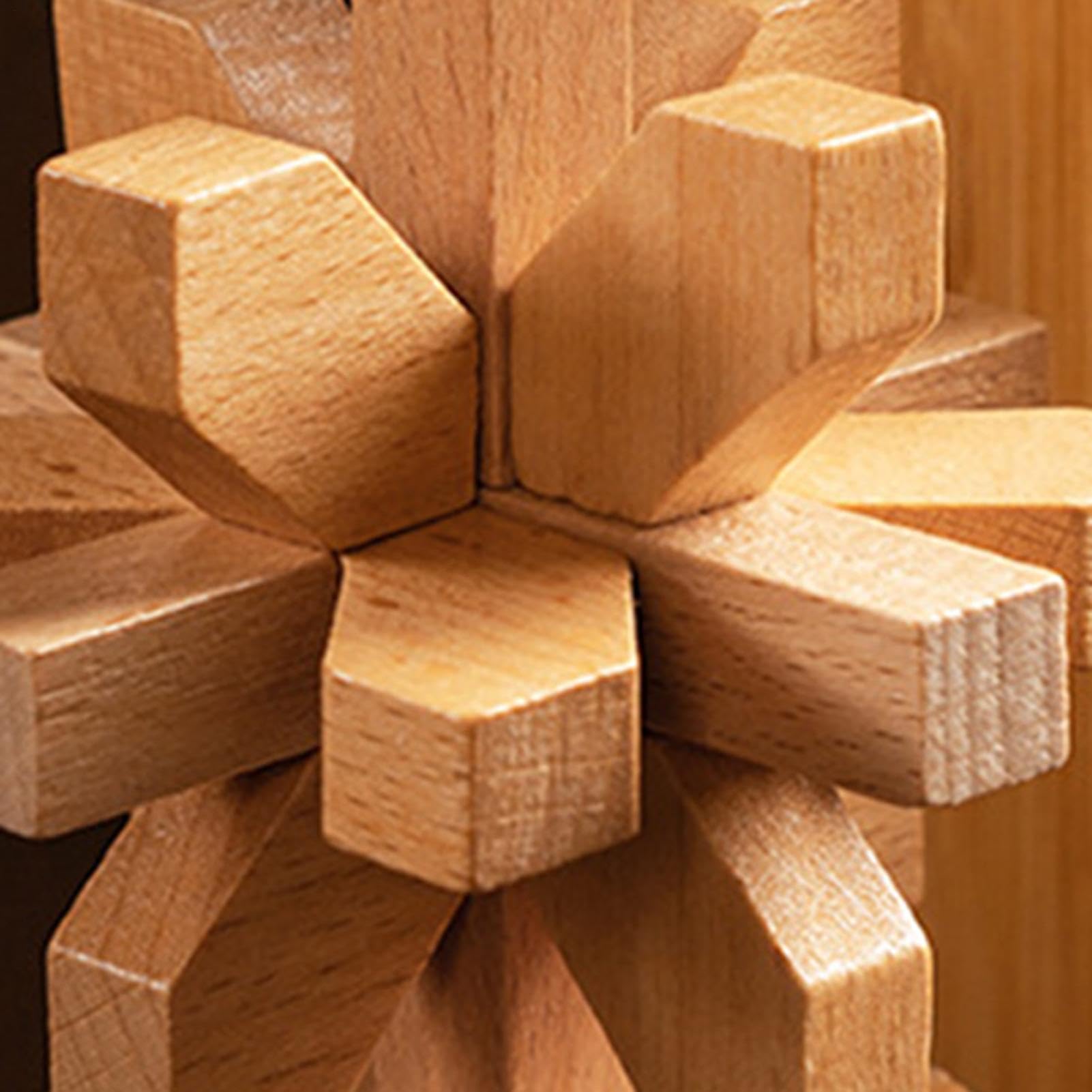 Drewniane Puzzle Odblokowująca się Zazębiająca Zabawka Edukacyjna | Drewniane Puzzle Wycinane Dla Klasy, Prezentu Do Skarpety, Podróży, Szkoły, Dziewczynek, Chłopców, Urodzin, Wycieczki