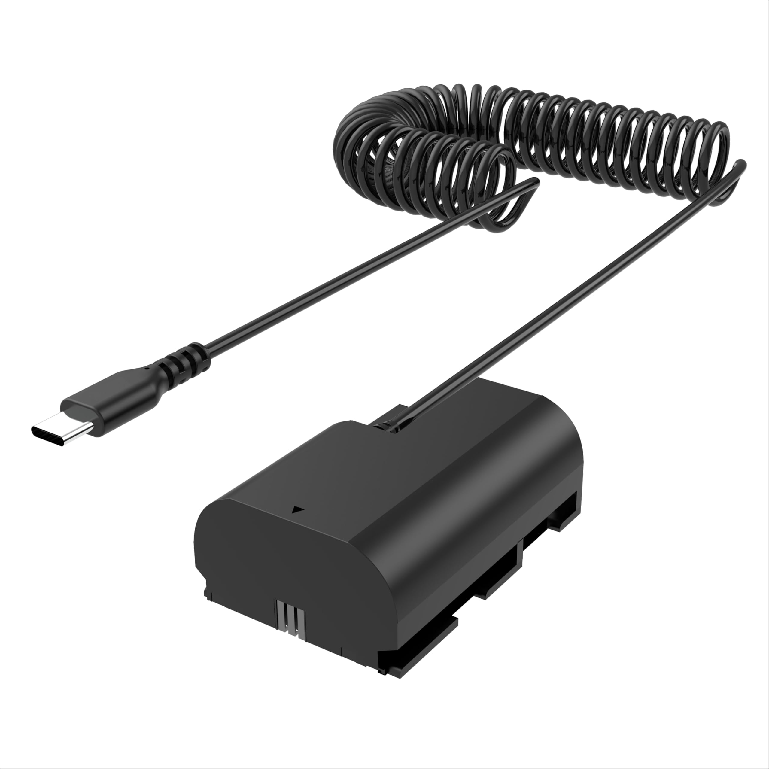 F1TP DR-E6 DC Coupler LP-E6 Dummy Battery With Type-C Port Replace LP-E6 LP-E6N Rechargeable Battery for Canon EOS 90D 80D 70D 60D R R5 R6 5D Mark II III IV, 6D Mark II, 7D Mark II Cameras