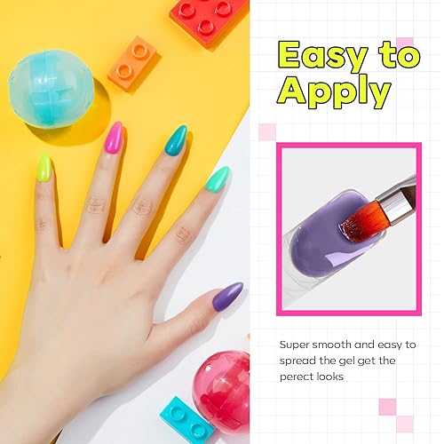 Vista 37 de modelones Juego de gel de uñas de poli, 6 colores nude, rosa, marrón, colección diaria, juego de gel de extensión de polietileno, manicura, diseño