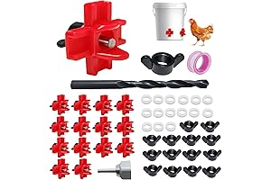 15 Pack Horizontal Chicken Waterer Nipples: Automatic Hydration for Poultry