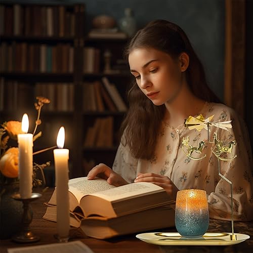 Miniatura 7 de Portavelas de latón cónico para Navidad, decoración del hogar, aniversario de boda, fiesta, regalos de inauguración de la casa, juego de 6