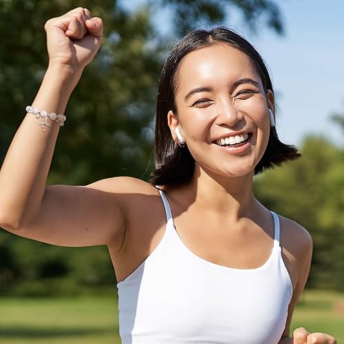 Miniatura 3 de 72ore Pulsera de cola de sirena para niñas, pulsera motivacional de cristal, pulsera inspiradora, regalo de cumpleaños, Acción de Gracias, Navidad,