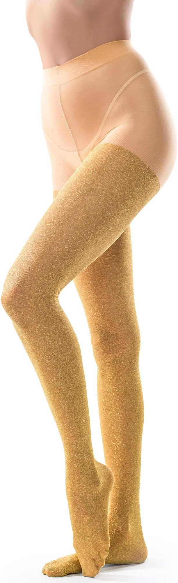 Sugar SundayShimmer Glitter Tights for Women Metallic Sparkle Tights Shiny Pantyhose