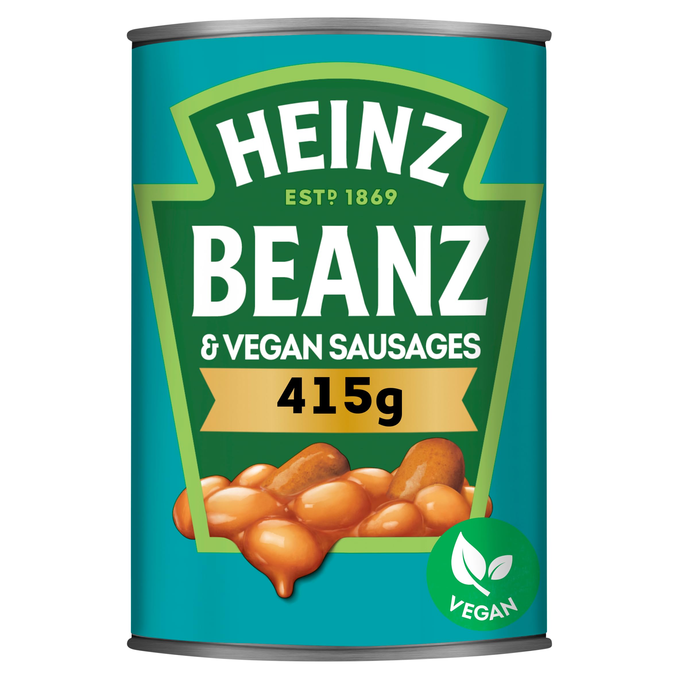 Heinz Tinned Baked Beans and Vegan Sausages 415g