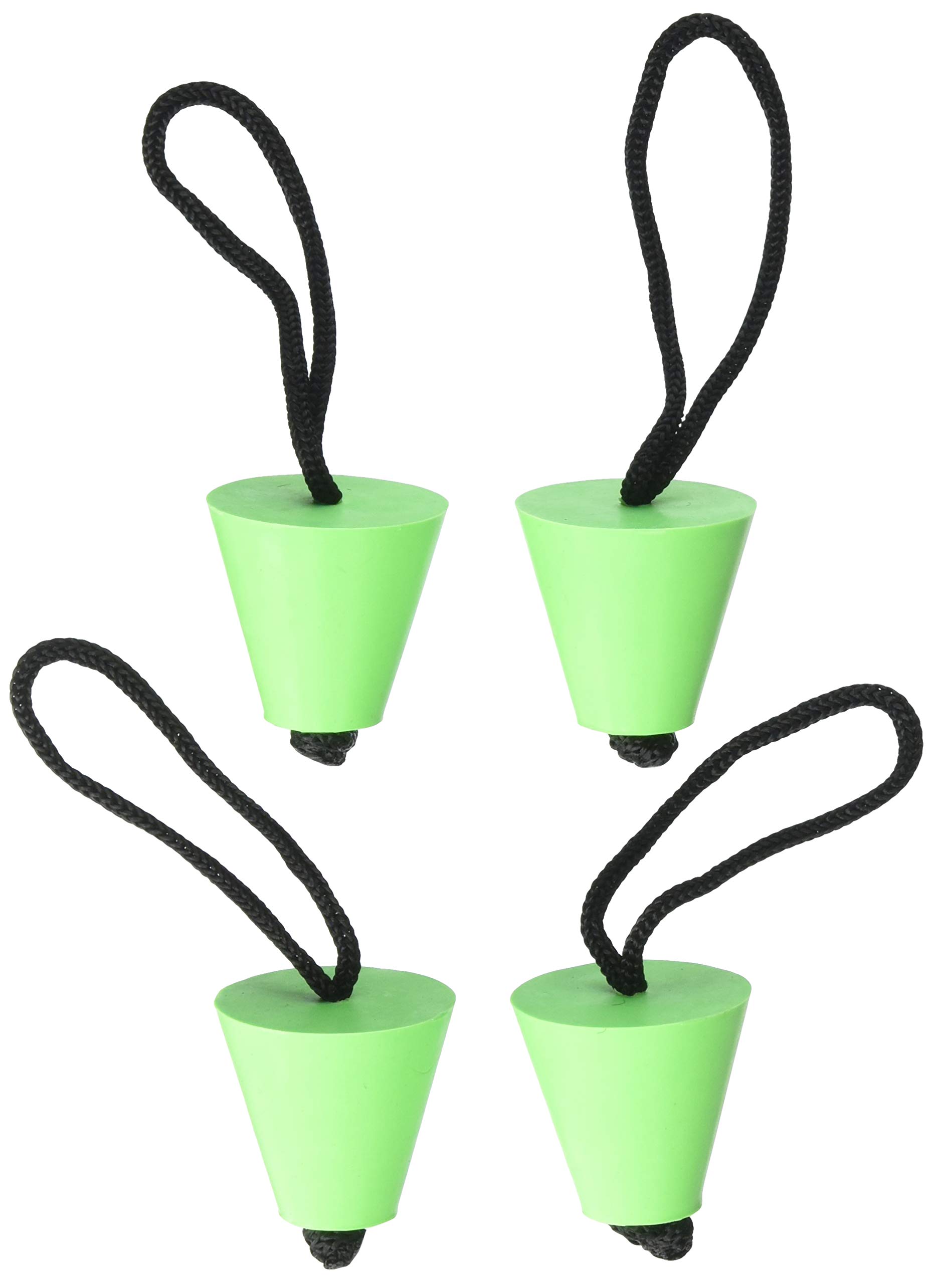 Best Neon Green Universal Kayak Scupper Plug Kit (Fit: Native Kayaks, Wilderness Systems Kayaks, Feelfree Kayaks, Perception Kayaks, Old Town Kayaks, plus all other major brands) (Set of 4)