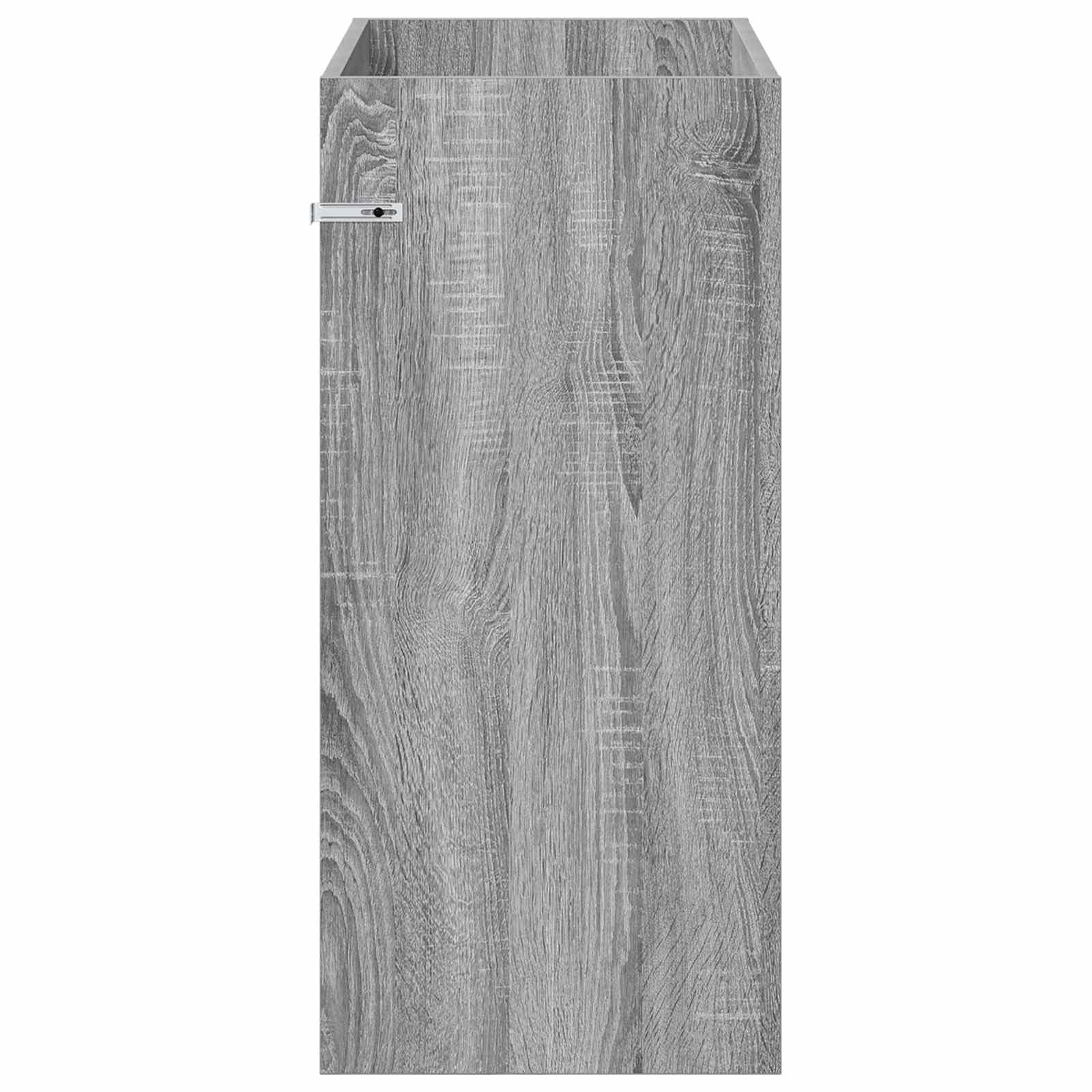 Mobile sottobagno grigio sonoma, 78,5 x 37,5 x 81 cm, in legno