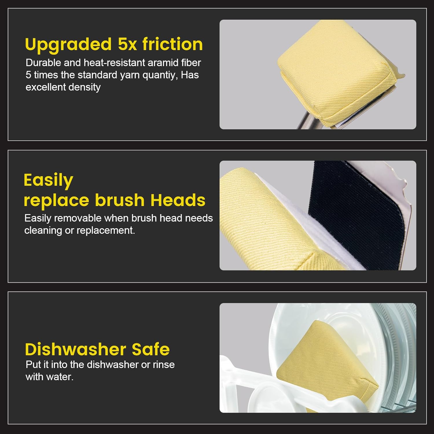 1 Steam Grill Brush and 1 Water Bucket