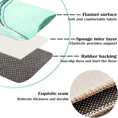 Miniatura 6 de Alfombra vintage azul de pulpo, alfombra de pasillo largo para pasillo náutico, océano, animales, mar, submarino, submarino, cangrejo azul,