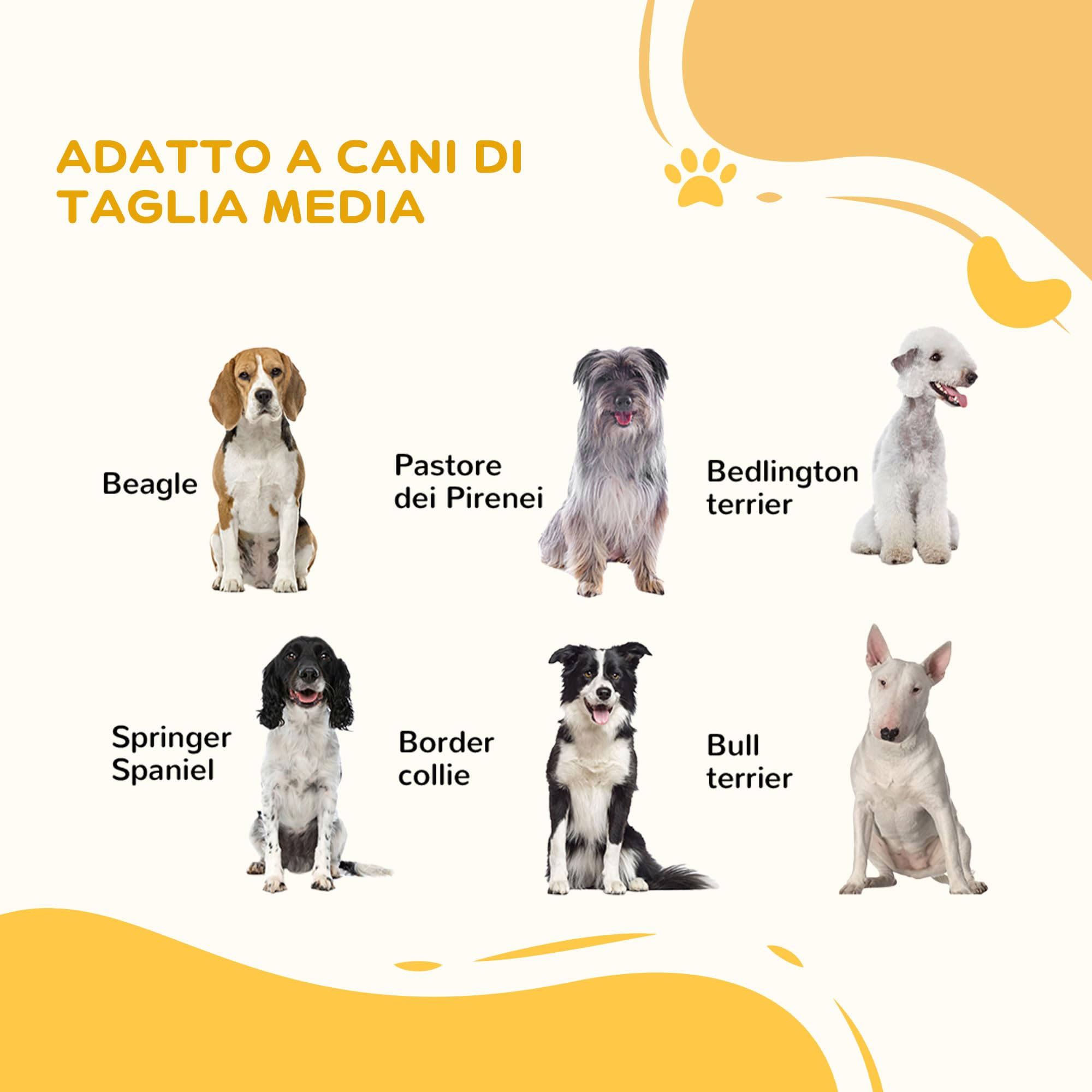 PawHut Cancelletto per Cani 90A cm a 3 Pannelli Pieghevoli con Doppio Sistema di Blocco, Cancelletto di Sicurezza in Acciaio e Plastica, 206x90cm, Nero